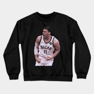 Brook Lopez Vector Art. Crewneck Sweatshirt